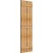 Ekena Millwork Joined Board-n-Batten Shutters, Rough Sawn Western Red Cedar, 21 1/2W x 66H, PR RBJ06S21X066RWR - alternate 5